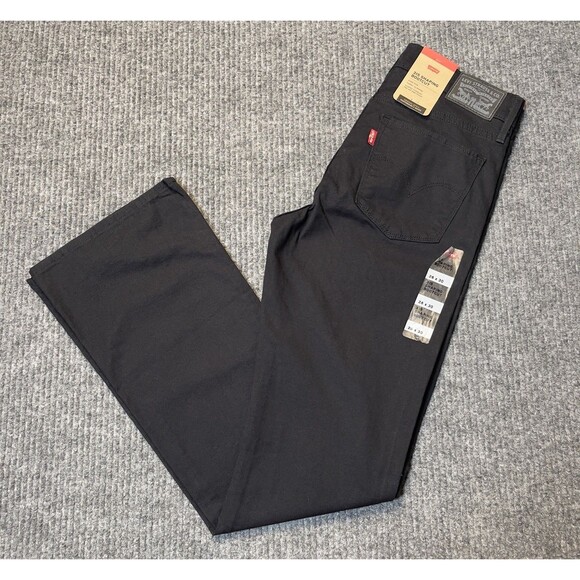Levis 315 Shaping Bootcut Jeans Women Size 26x30 Stretch Black Mid Rise Slimming - Picture 1 of 7